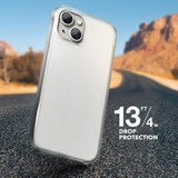 Drop Resistant Up to 13ft 4|m
||Crystal Palace protects your phone from drops up to 13 feet (4 meters).*