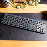 Full-size, Desktop Keyboard || Type comfortably for extended periods of time on the full-sized, 108-key Pro Keyboard 17.