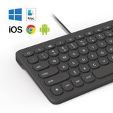 Compatible with Multiple Operating Systems || The ZAGG Connect Keyboard 12C is compatible with Windows, ChromeOS, Android, iOS, macOS, and iPadOS.