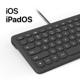 Compatible with Multiple Operating Systems || The ZAGG Connect Keyboard 12L is compatible with iOS and iPadOS.
