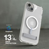 Drop Resistant up to 13ft | 4m||
Crystal Palace Snap with Kickstand protects your phone from drops up to 13 feet (4 meters).