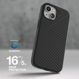 Drop Resistant up to 16ft | 5m||
Denali Snap protects your phone from drops up to 16 feet (5 meters).