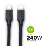 Power Delivery up to 240W||
The charge stream® USB-4 - USB-C to USB-C cable can deliver up to 240W of power.