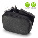 Travel Case with Organized Interior||
The zippered carrying case has an AirTag pocket and extra space for cables.