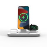 Charge Three Devices at Once||The 3-in-1 stand has dedicated charging spots for your iPhone, Apple Watch, and AirPods.