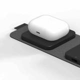 Designated AirPods Charging Spot||Keep everything together and charge in the same place. The base of the stand has a wireless charging pad that delivers up to 5W of power to your AirPods.