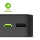 Up to 20W of Fast Charge with USB-C PD||When charging a single device, the USB-C port delivers up to 20W of power. Get 50% battery in just 30 minutes. <sup>2</sup>