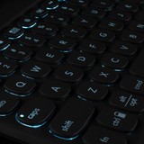 Backlit, Laptop-style Keys ||The Pro keyframe design has clean, precise keystrokes. Backlighting, in seven different colors, makes typing easy in low-light conditions.