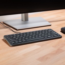 Compact Desktop Keyboard || The compact ZAGG Connect Keyboard 12L fits nicely even in crowded workspaces Compact Desktop Keyboard || The compact ZAGG Connect Keyboard 12L fits nicely even in crowded workspaces