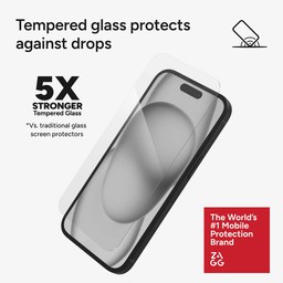 Extreme Scratch & Shatter Protection||5x stronger than traditional glass screen protection with ion exchange technology. Extreme Scratch & Shatter Protection||5x stronger than traditional glass screen protection with ion exchange technology.