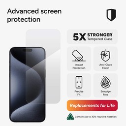 Extreme Scratch & Shatter Protection||5x stronger than traditional glass screen protection with ion exchange technology. Extreme Scratch & Shatter Protection||5x stronger than traditional glass screen protection with ion exchange technology.