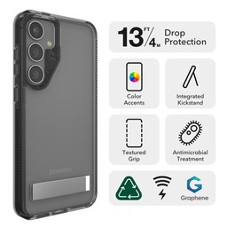 Drop Resistant up to 13 ft ǀ 4m||
Santa Cruz with Kickstand protects your phone from drops up to 13 feet (4 meters).(1) Drop Resistant up to 13 ft ǀ 4m||
Santa Cruz with Kickstand protects your phone from drops up to 13 feet (4 meters).(1)