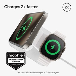 Charges 2x faster || Our 15W Qi2 certified charger vs 7.5W chargers Charges 2x faster || Our 15W Qi2 certified charger vs 7.5W chargers