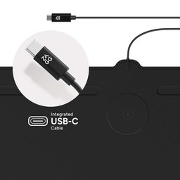 Integrated USB-C Cable ||  The integrated USB-C cable plugs into your power source so you can charge wirelessly. Integrated USB-C Cable ||  The integrated USB-C cable plugs into your power source so you can charge wirelessly.