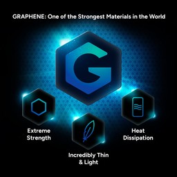 Strengthened with Graphene || Graphene is harder than a diamond, yet more elastic than rubber, and up to 200x stronger than steel. Strengthened with Graphene || Graphene is harder than a diamond, yet more elastic than rubber, and up to 200x stronger than steel.