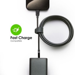 Fast Charge Compatible || mophie premium cables can be used with a PD charger for fast charging and data transfer. Fast Charge Compatible || mophie premium cables can be used with a PD charger for fast charging and data transfer.