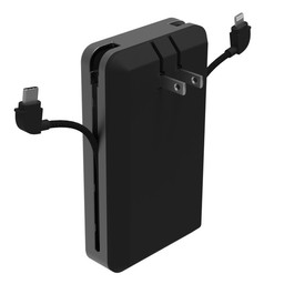 Mophie Powerstation Plus Ultra 10K Power Bank with Integrated Cables and AC Plug Mophie Powerstation Plus Ultra 10K Power Bank with Integrated Cables and AC Plug