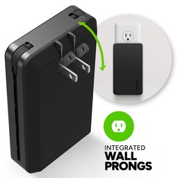 Integrated, Folding Wall Prongs || Just plug Powerstation Plus Ultra into the wall to recharge. Integrated, Folding Wall Prongs || Just plug Powerstation Plus Ultra into the wall to recharge.