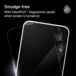 Smudge-free Screen || ClearPrint technology makes fingerprints virtually invisible when your screen is turned on. Smudge-free Screen || ClearPrint technology makes fingerprints virtually invisible when your screen is turned on.