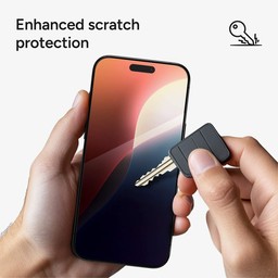 Advanced Scratch & Shatter Protection || 5x stronger than traditional glass screen protection with ion exchange technology. Advanced Scratch & Shatter Protection || 5x stronger than traditional glass screen protection with ion exchange technology.