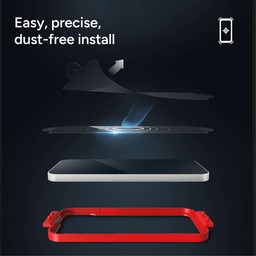 Easy, Dust-free Installation || Application is easy with the anti-dust adhesive and EZ Apply installation tray that ensures precise alignment. Easy, Dust-free Installation || Application is easy with the anti-dust adhesive and EZ Apply installation tray that ensures precise alignment.