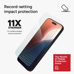 The XTR4 screen protector for iPhone 16 Pro Max provides up to 11X Stronger tempered glass versus traditional glass screen protectors. As the world's #1 mobile protection brand, trust your phone with us.  The XTR4 screen protector for iPhone 16 Pro Max provides up to 11X Stronger tempered glass versus traditional glass screen protectors. As the world's #1 mobile protection brand, trust your phone with us.