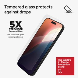 Advanced Scratch & Shatter Protection || 5x stronger than traditional glass screen protection with ion exchange technology. Advanced Scratch & Shatter Protection || 5x stronger than traditional glass screen protection with ion exchange technology.