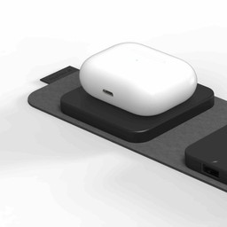 Designated AirPods Charging Spot||Keep everything together and charge in the same place. The base of the stand has a wireless charging pad that delivers up to 5W of power to your AirPods. Designated AirPods Charging Spot||Keep everything together and charge in the same place. The base of the stand has a wireless charging pad that delivers up to 5W of power to your AirPods.
