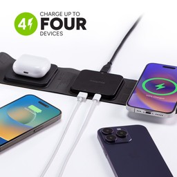Two Additional USB Ports||You can even charge a third and fourth device with up to 10W using the additional USB-C and USB-A ports. Two Additional USB Ports||You can even charge a third and fourth device with up to 10W using the additional USB-C and USB-A ports.