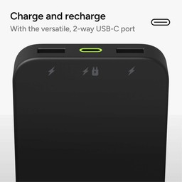Contains a 10,000mAh Internal Battery||The powerstation offers plenty of capacity to help meet the demands of your day. Contains a 10,000mAh Internal Battery||The powerstation offers plenty of capacity to help meet the demands of your day.