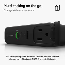 Charge Four Devices at Once||The powerstation pro has two USB-C ports, a USB-A port, and an AC port, so you can charge up to four devices at once. <sup>1</sup> Charge Four Devices at Once||The powerstation pro has two USB-C ports, a USB-A port, and an AC port, so you can charge up to four devices at once. <sup>1</sup>