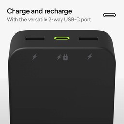 Versatile Input/Output USB-C PD Port||Charge a device or recharge the powerstation XL using the versatile USB-C PD port. Versatile Input/Output USB-C PD Port||Charge a device or recharge the powerstation XL using the versatile USB-C PD port.