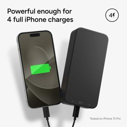 Up to Four Full Phone Charges||The Powerstation XL can provide a smartphone with up to four full charges. (4) Up to Four Full Phone Charges||The Powerstation XL can provide a smartphone with up to four full charges. (4)