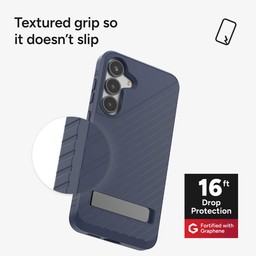 Drop Resistant up to 16ft/5m Drop Protection || Denali with Kickstand protects your phone from drops up to 16 feet (5 meters). Drop Resistant up to 16ft/5m Drop Protection || Denali with Kickstand protects your phone from drops up to 16 feet (5 meters).