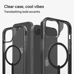 Clear case, cool vibes  || Trendsetting bold accents Clear case, cool vibes  || Trendsetting bold accents
