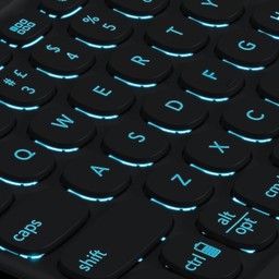 Backlit, Laptop-style Keys||Pro Keys have clean, precise keystrokes. Backlighting, in seven different colors, makes typing easy in low-light conditions. Backlit, Laptop-style Keys||Pro Keys have clean, precise keystrokes. Backlighting, in seven different colors, makes typing easy in low-light conditions.