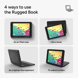 ZAGG Rugged Book for the Apple iPad 9.7" (Gen 5, 4, 3, 2, 1) / iPad Pro 9.7" (Gen 1) / iPad Air 9.7" (Gen 1, 2) ZAGG Rugged Book for the Apple iPad 9.7" (Gen 5, 4, 3, 2, 1) / iPad Pro 9.7" (Gen 1) / iPad Air 9.7" (Gen 1, 2)
