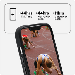 Add additional hours of talk time, music play back or 11 additional hours of video playback to your iPhone 16e Add additional hours of talk time, music play back or 11 additional hours of video playback to your iPhone 16e