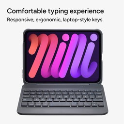 ZAGG Slim Book mini Tablet Keyboard Case Apple iPad mini Gen 6/A17 Pro ZAGG Slim Book mini Tablet Keyboard Case Apple iPad mini Gen 6/A17 Pro