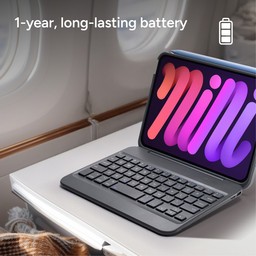 ZAGG Slim Book mini Tablet Keyboard Case Apple iPad mini Gen 6/A17 Pro ZAGG Slim Book mini Tablet Keyboard Case Apple iPad mini Gen 6/A17 Pro