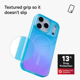 The Milan snap has textured grip with 13 feet of drop protection ** Iridescent Deep Aurora The Milan snap has textured grip with 13 feet of drop protection ** Iridescent Deep Aurora