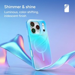 The Milan snap has a color-shifting iridescent finish ** Iridescent Deep Aurora The Milan snap has a color-shifting iridescent finish ** Iridescent Deep Aurora