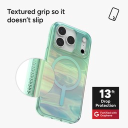 The Milan snap has textured grip with 13 feet of drop protection ** Iridescent Oil Slick The Milan snap has textured grip with 13 feet of drop protection ** Iridescent Oil Slick