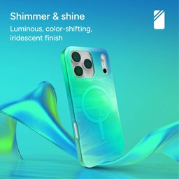 The Milan snap has a color-shifting iridescent finish ** Iridescent Oil Slick