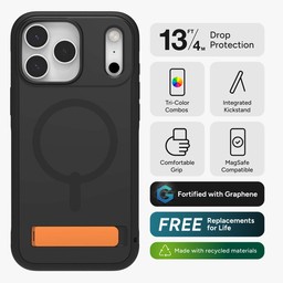 Features and benefits of the sedona snap with stand phone case ** Flood Black Features and benefits of the sedona snap with stand phone case ** Flood Black