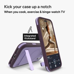 The Sedona snap has an integrated kickstand for portrait or landscape viewing ** Dusty Grape Purple The Sedona snap has an integrated kickstand for portrait or landscape viewing ** Dusty Grape Purple