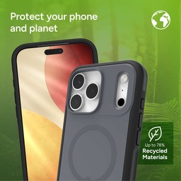 The Sedona snap is made with recycled materials ** Charcoal Gray The Sedona snap is made with recycled materials ** Charcoal Gray