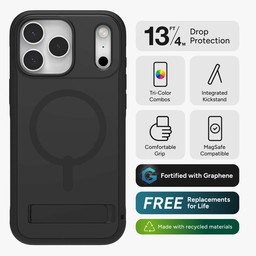 Features and benefits of the sedona snap with stand phone case ** Pitch Black Features and benefits of the sedona snap with stand phone case ** Pitch Black