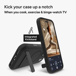 The Sedona snap has an integrated kickstand for portrait or landscape viewing ** Pitch Black The Sedona snap has an integrated kickstand for portrait or landscape viewing ** Pitch Black