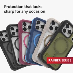 The Rainier snap phone case series lineup The Rainier snap phone case series lineup